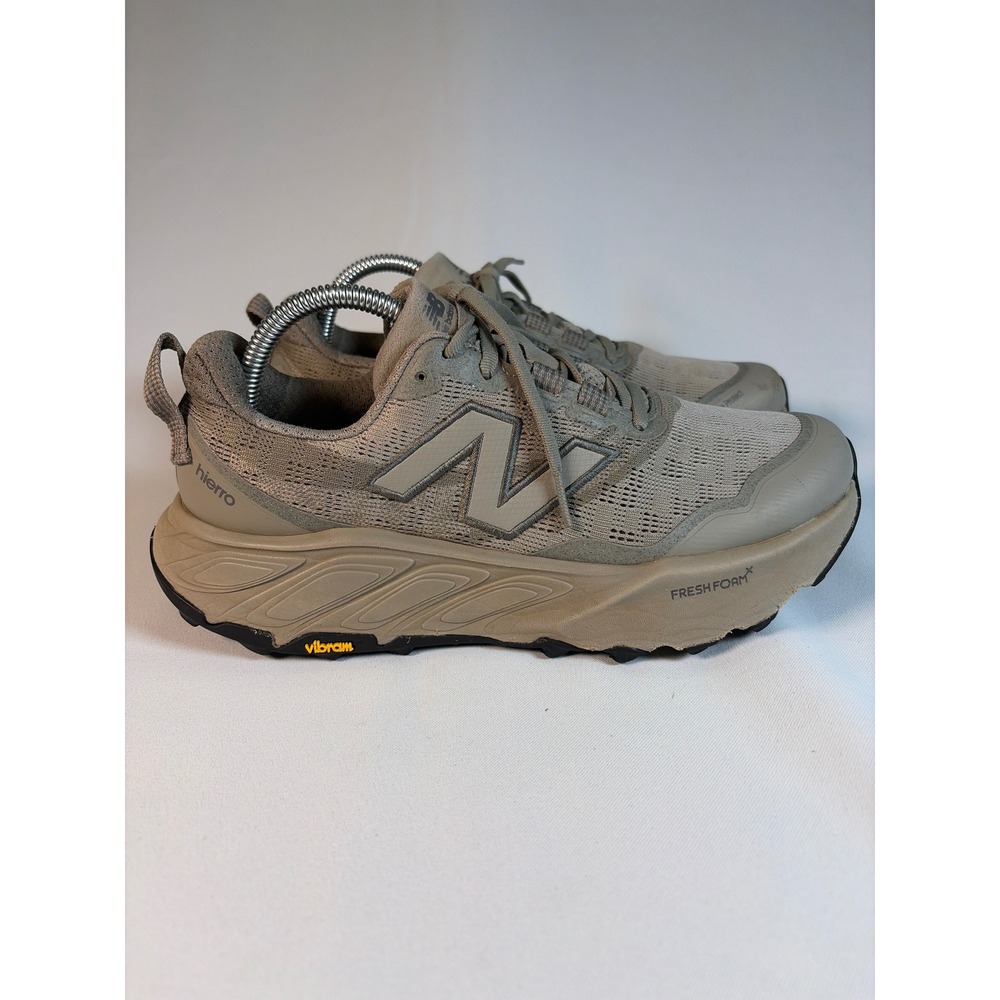 New Balance Fresh Foam X Hierro v7 Trail Shoes Tan Beige Mens 8.5 Womens 10